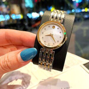 Movado Women's Esperanza Swiss Diamond 2-Tone Watch